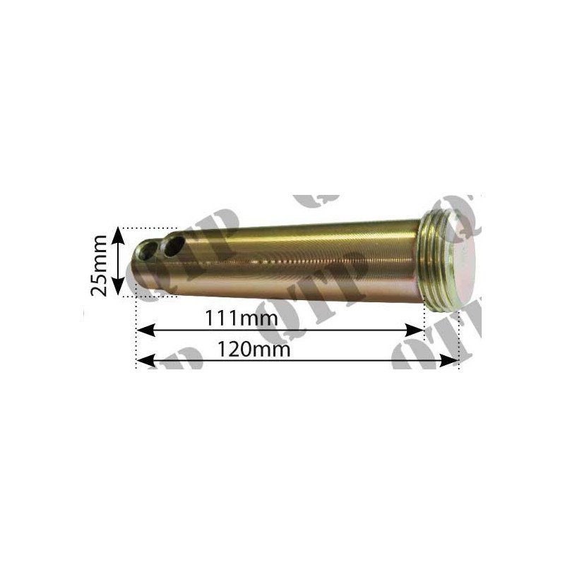 Broche de bras supérieur 25mm (Pack de 2)
