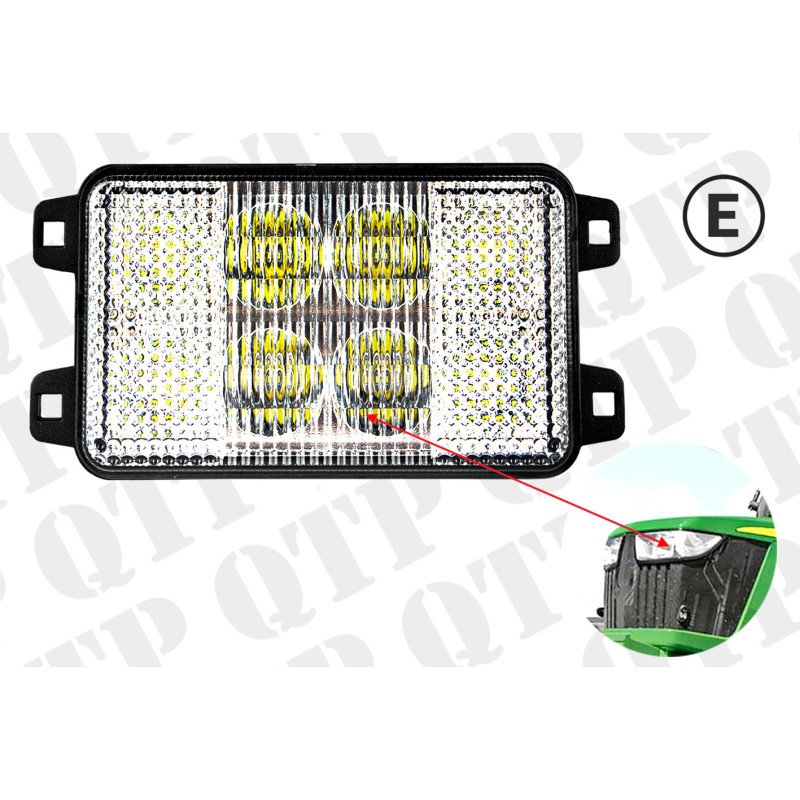 LED Rectangular Headlamp