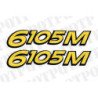 John Deere 6105M Model Decal LH and RH