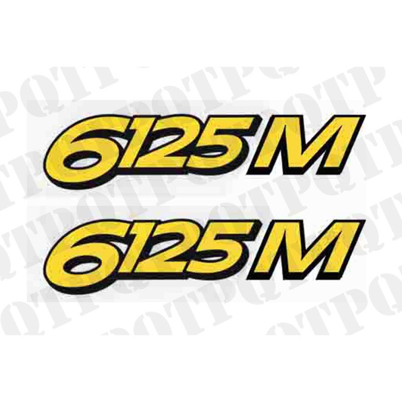 John Deere 6125M Model Decal Left and Right