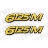 John Deere 6125M Model Decal Left and Right