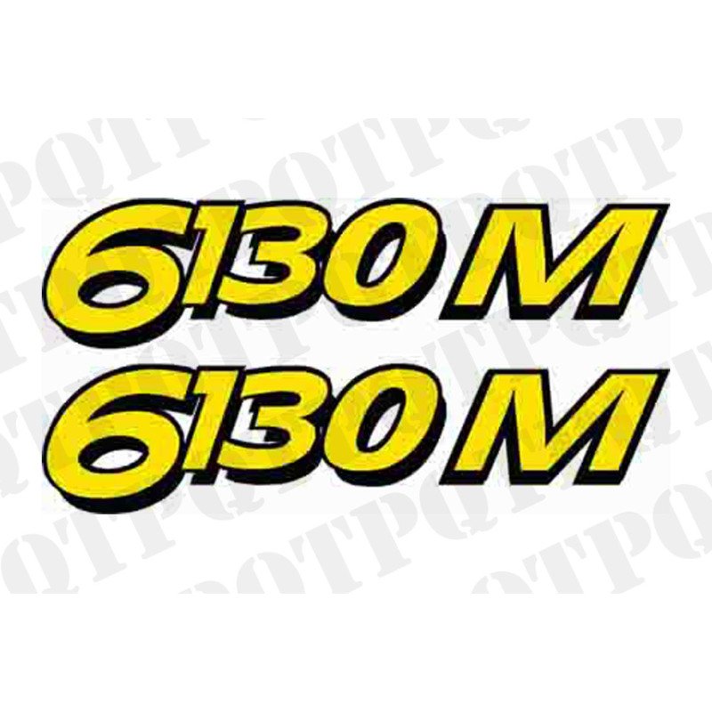 John Deere 6130M Model Decal Left and Right
