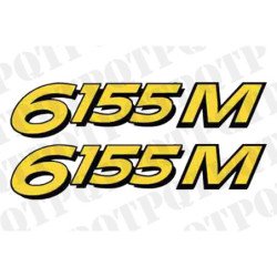 John Deere 6155M Model Decal Left and Right