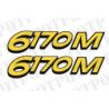 John Deere 6170M Model Decal Left and Right