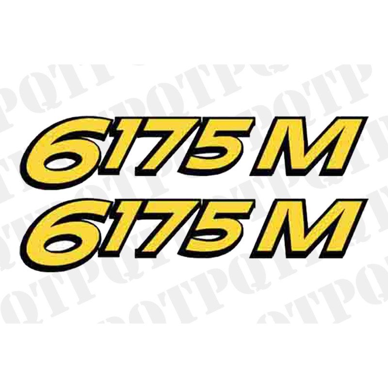 John Deere 6175M Model Decal Left and Right