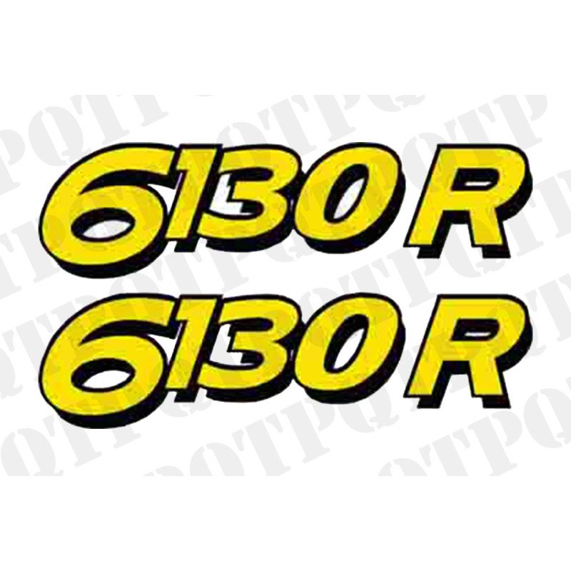 John Deere 6130R Model Decal Left and Right