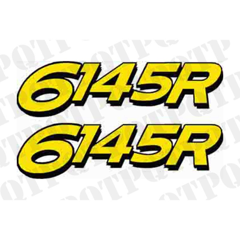 John Deere 6145R Model Decal Left and Right