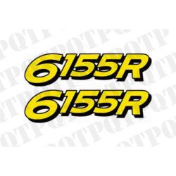 John Deere 6155R Model Decals Left and Right