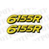 John Deere 6155R Model Decals Left and Right