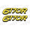 John Deere 6170R Model Decal Left and Right