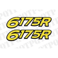 John Deere 6175R Model Decal Left and Right