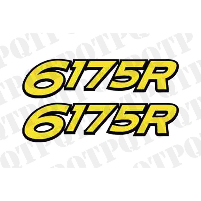 John Deere 6175R Model Decal Left and Right