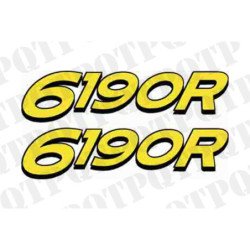 John Deere 6190R Model Decal Left and Right