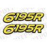 John Deere 6195R Model Decal Left and Right
