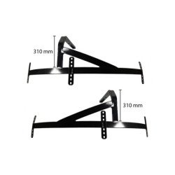 Pair of Mudguard Brackets (LH & RH)