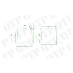 Porte en verre supérieure G